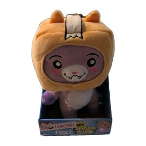 LankyBox Lanky Box Foxy Plush Doll Fox Toy 9" Singing New Works IOB 2024 Bonkers